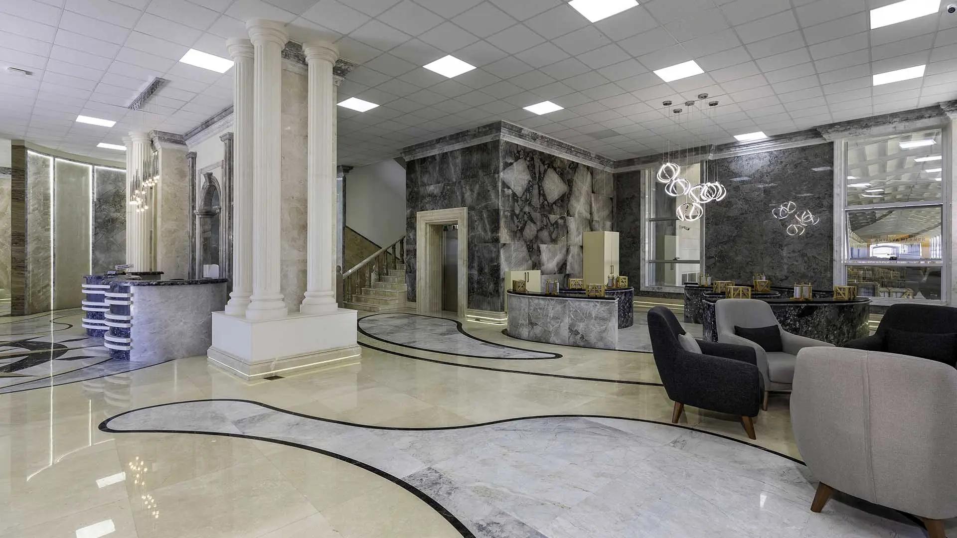 Afyon Grey Marble application