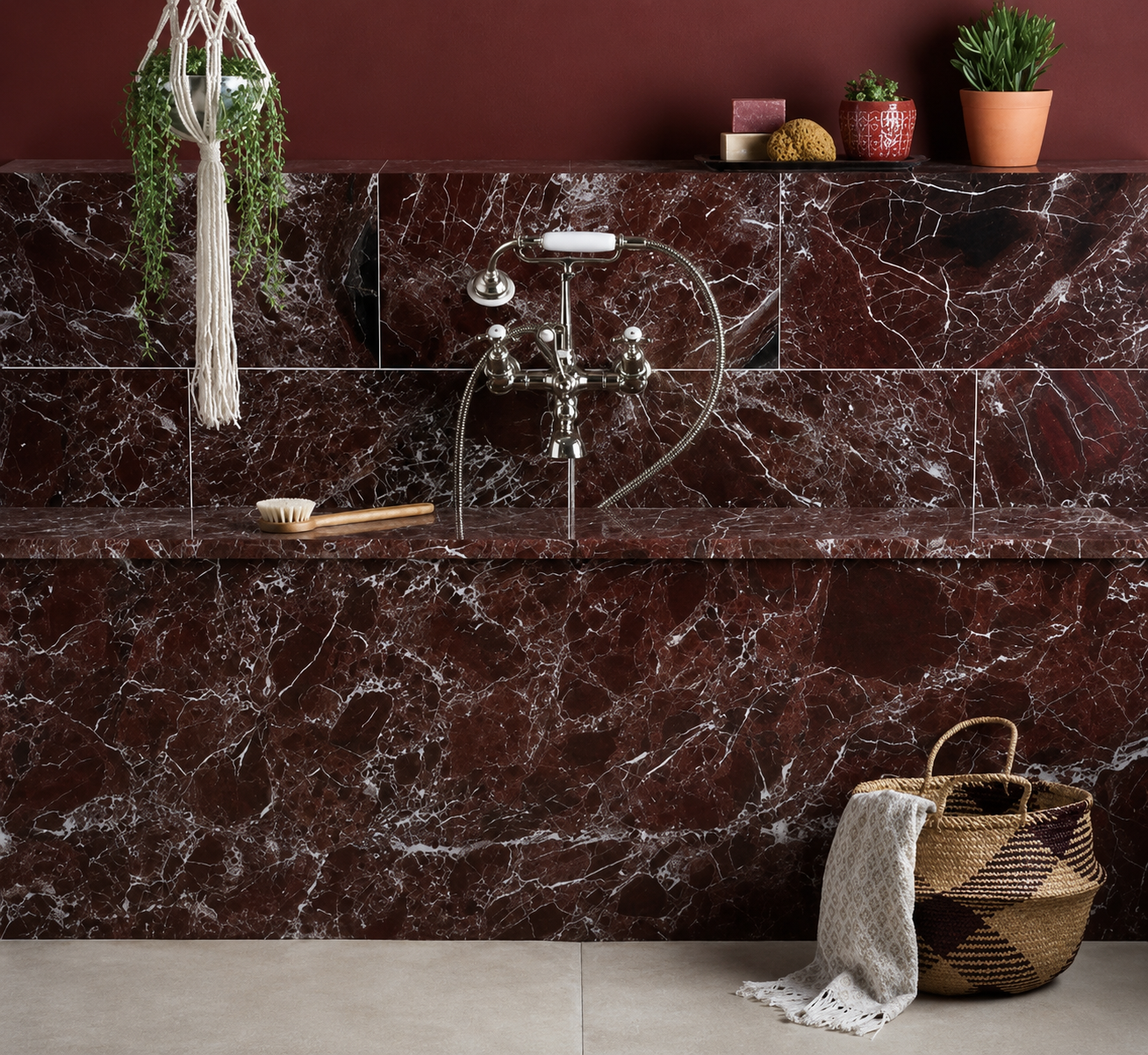 Elazig Visne Kirmizi Marble