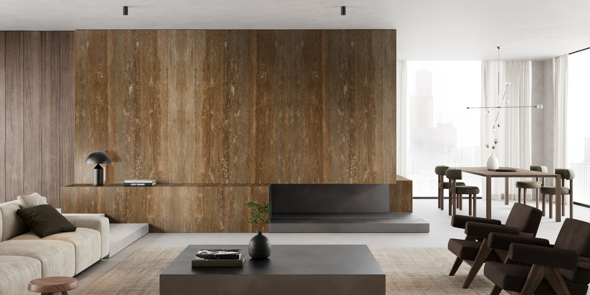 Noche Travertine Application 1