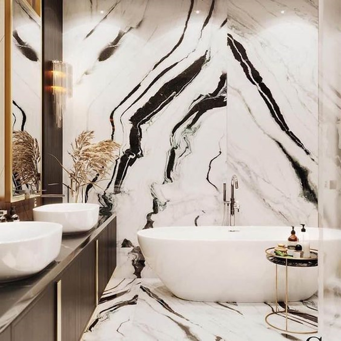 Panda White Marble application