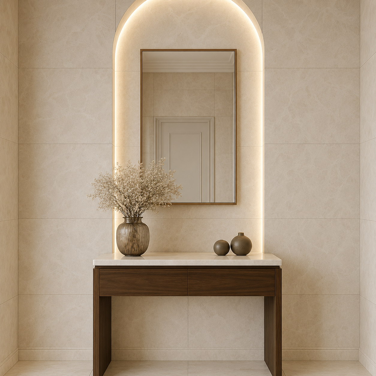 Spider Beige Marble application example 1